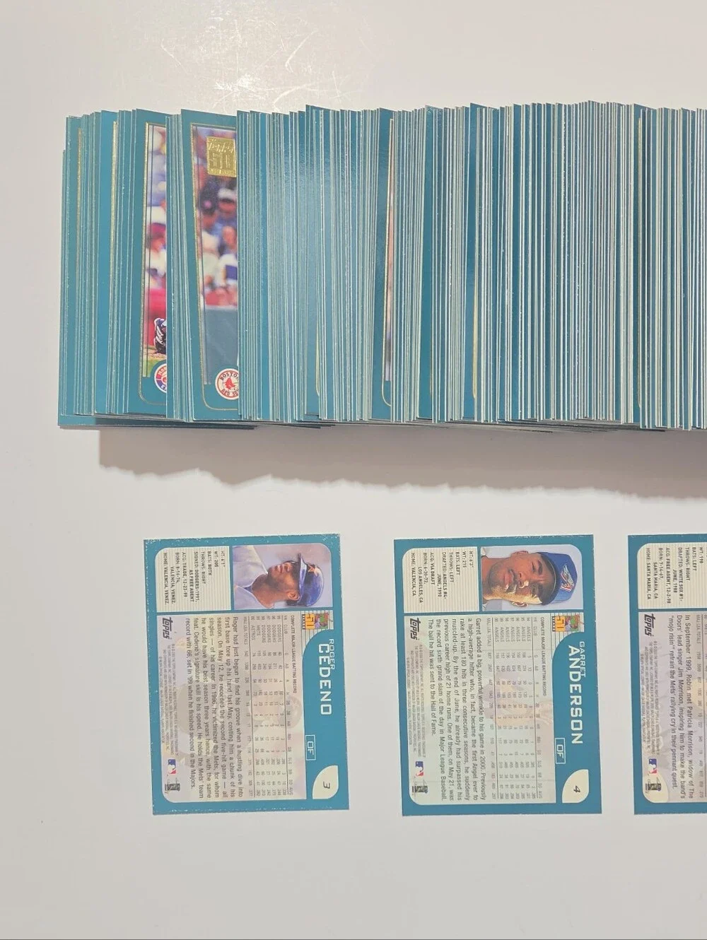 50 Years of Topps - year 2000 Baseball Card Set [incomplete]